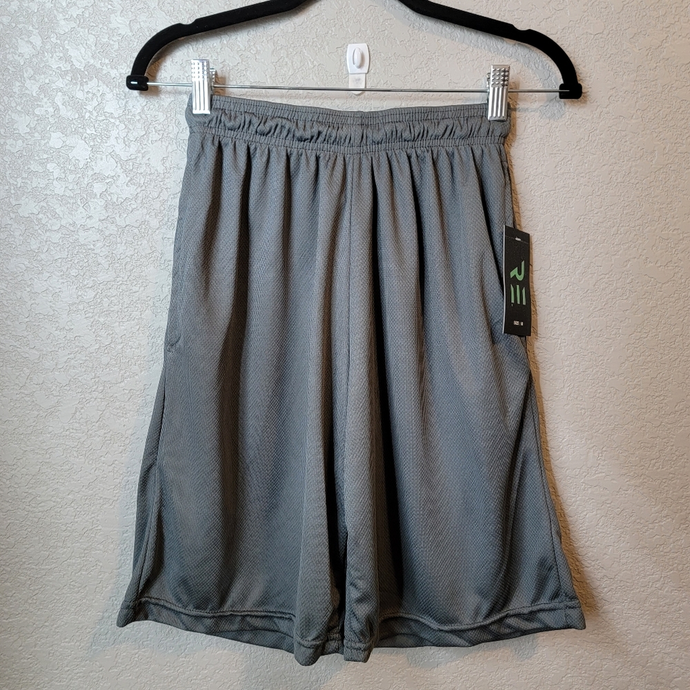 NWT 4 Pack Real Essential Mesh Men Gym Shorts